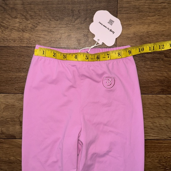 Body By Raven Tracy Size Extra Small NWT Pink Lilac Long Leggings Sexy Bottoms - Picture 6 of 9